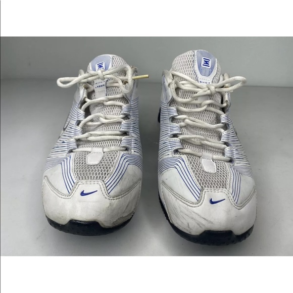 Nike Shox Laser Stability Bridge 313777-111 White/Blue Size 8 2006 main image 8